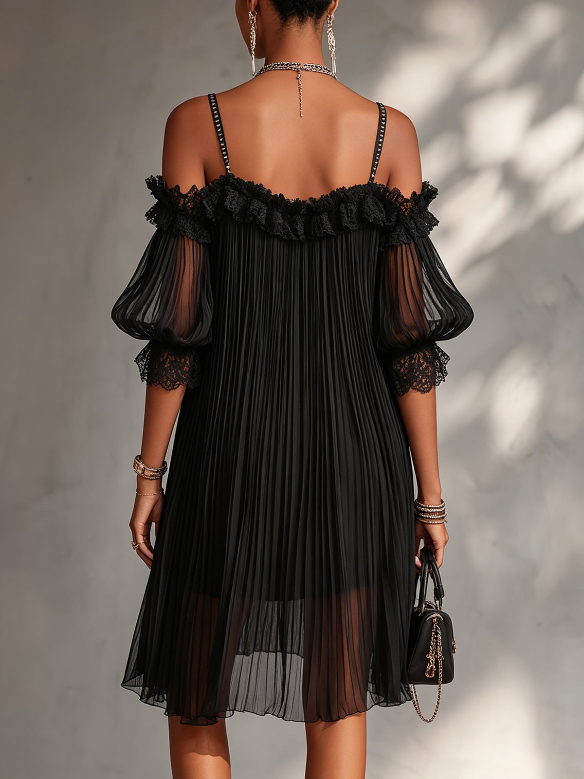 Camille | Lace Off Shoulder Mini Dress