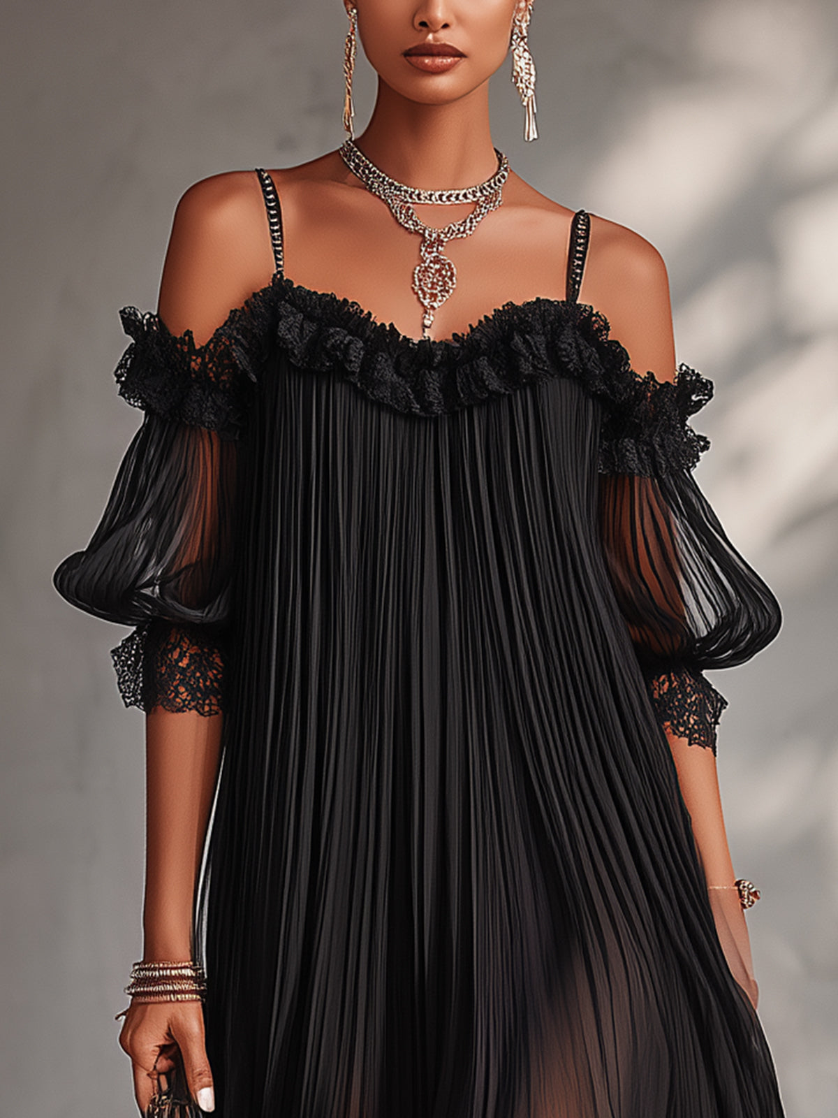 Camille | Lace Off Shoulder Mini Dress