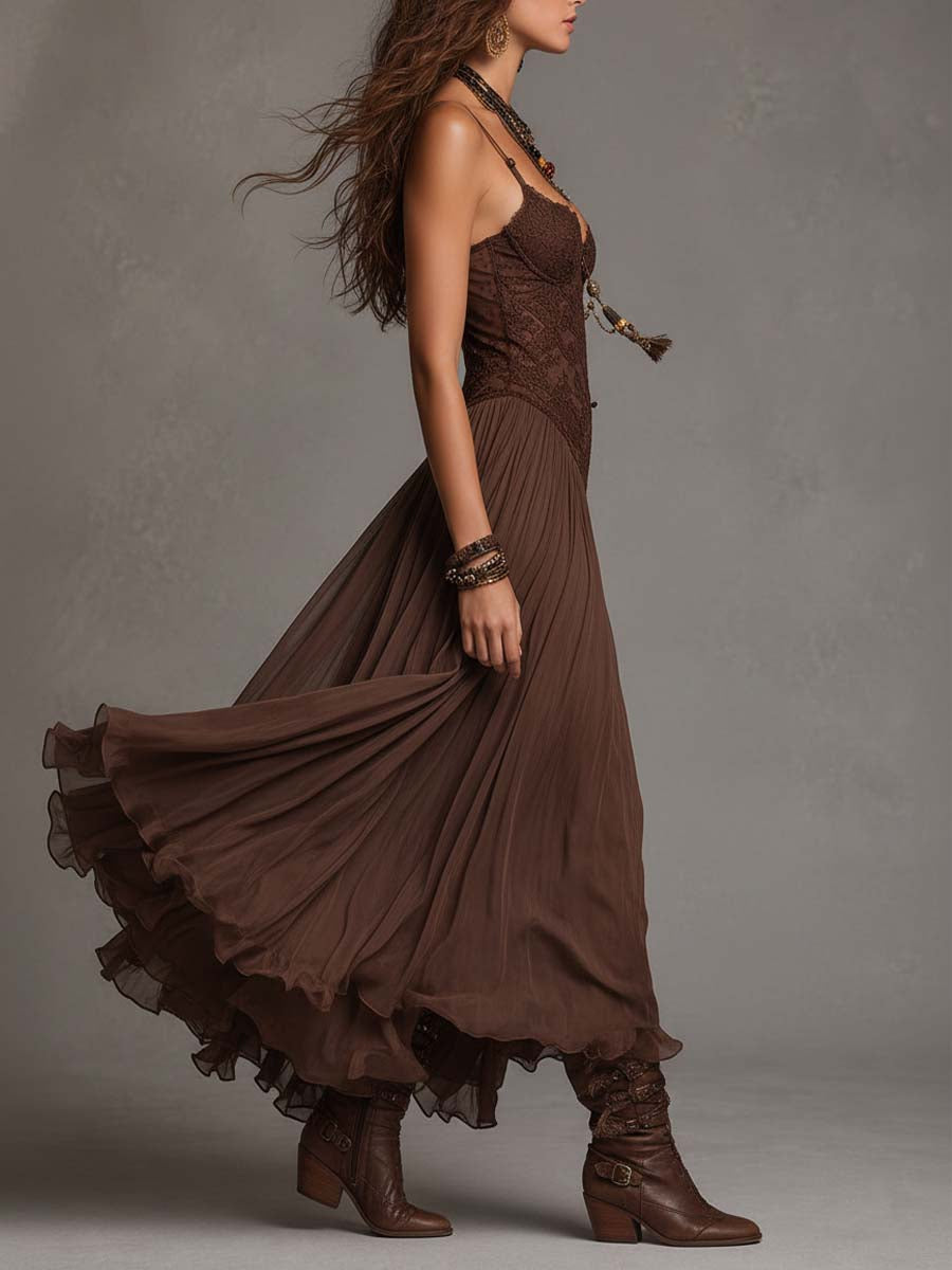 Rosalind | Lace Maxi Dress