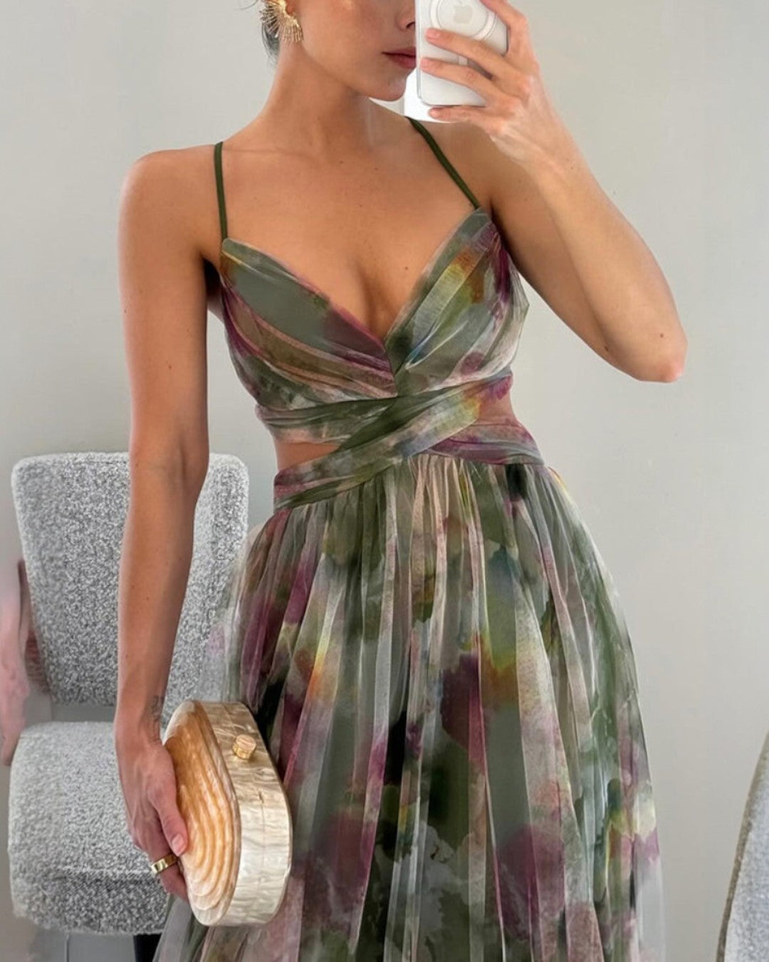 Sabine | Flowing Floral Maxi Dress
