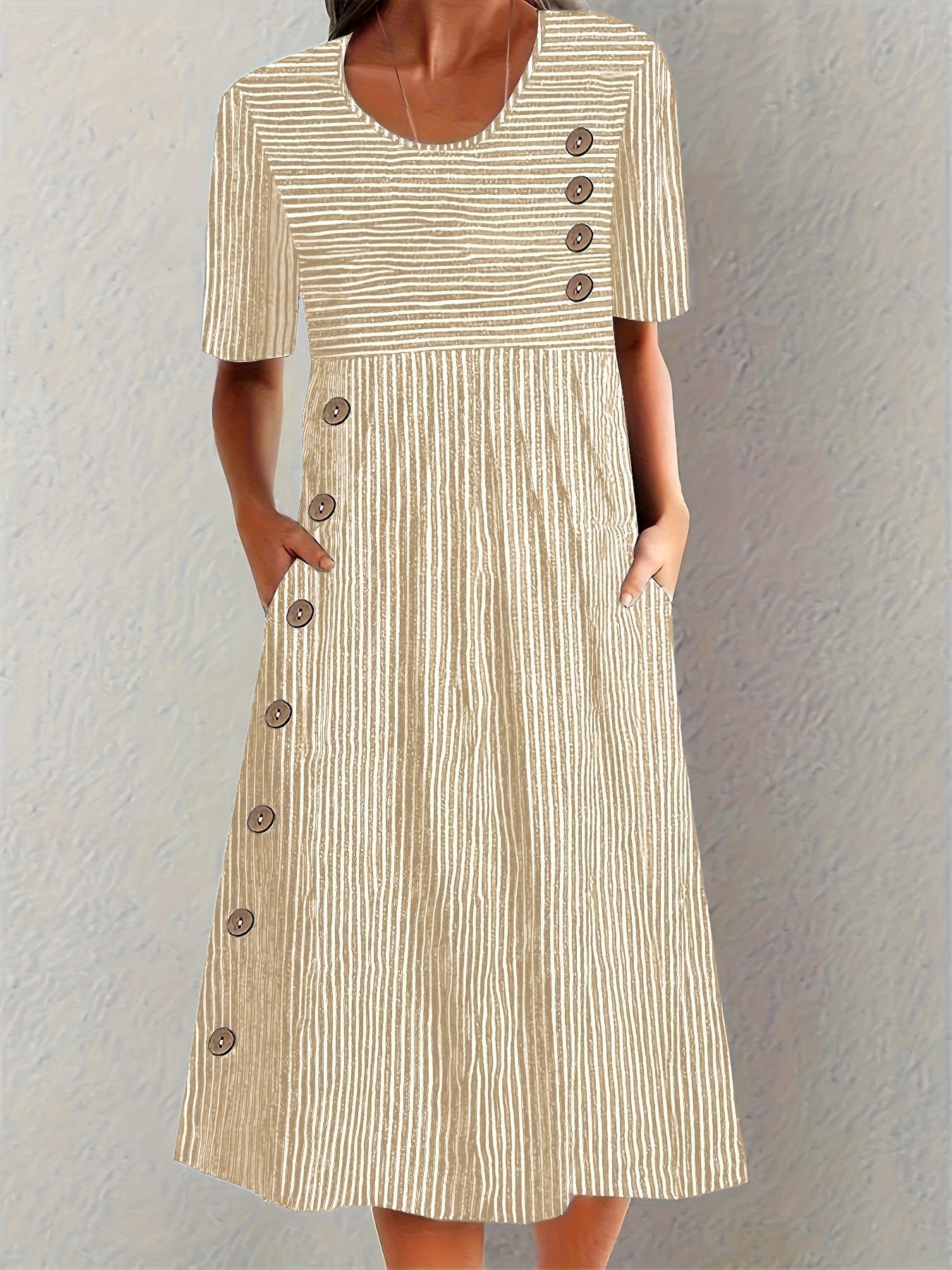 Pearl | Striped Summer Dress