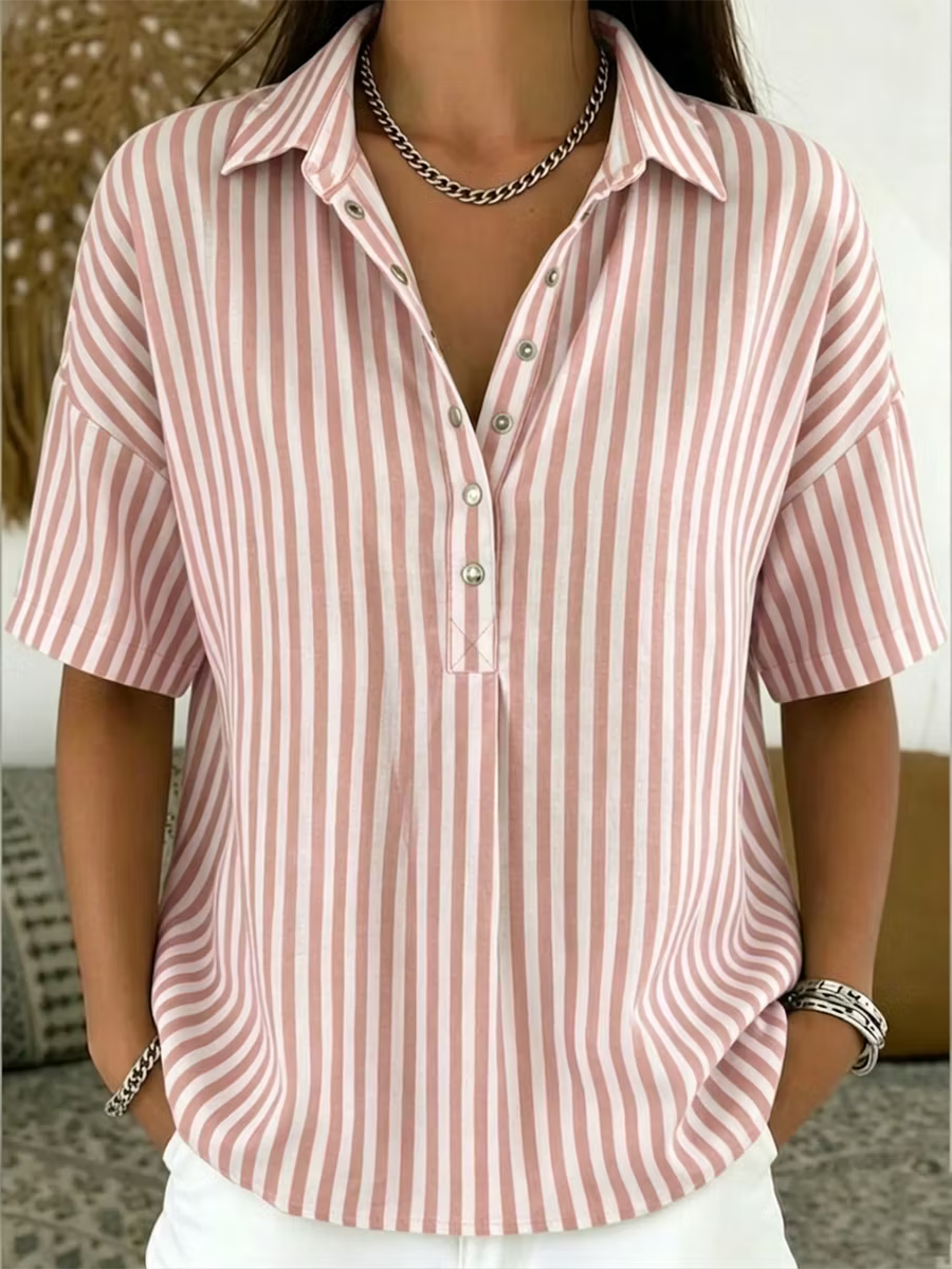 Paloma | Striped Collared Shirt