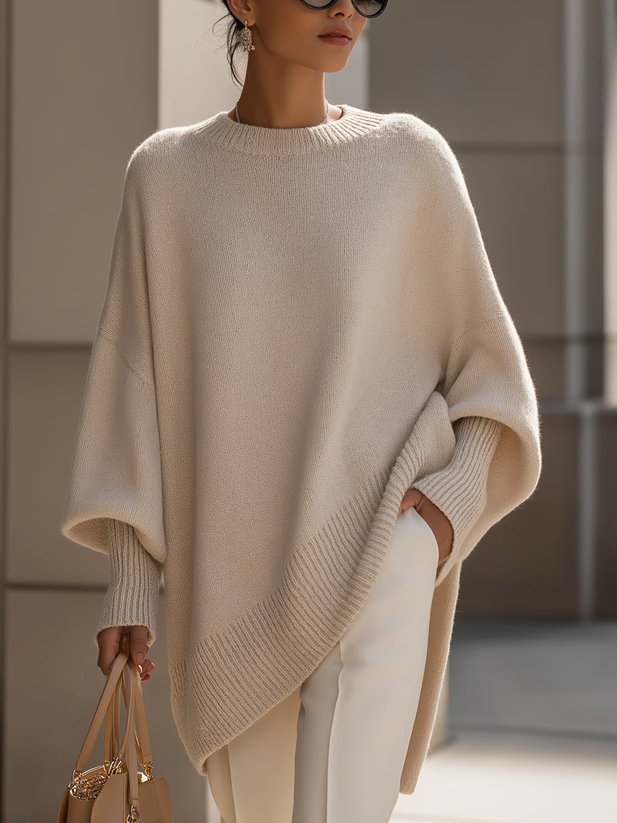 Wanwen | Drop Shoulder Knit Jumper