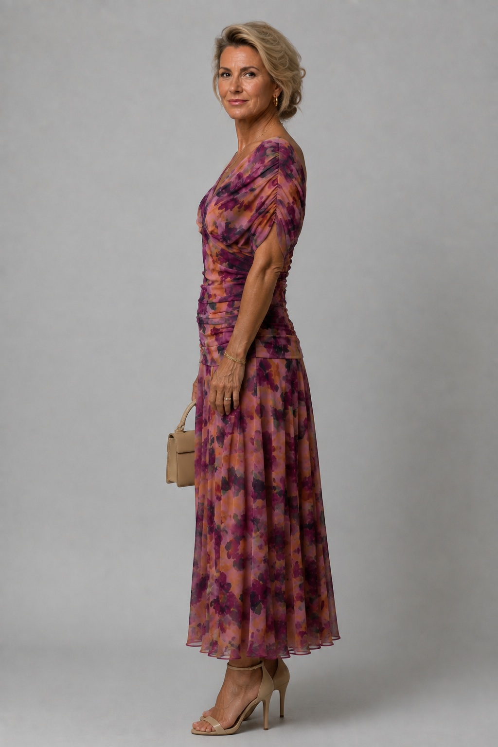 Ariane | Off Shoulder Midi Dress