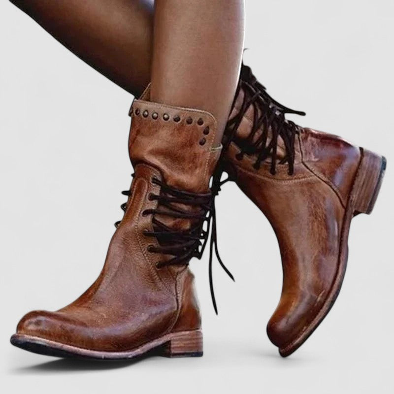 Rachel | Vintage Lace Up Ankle Boots