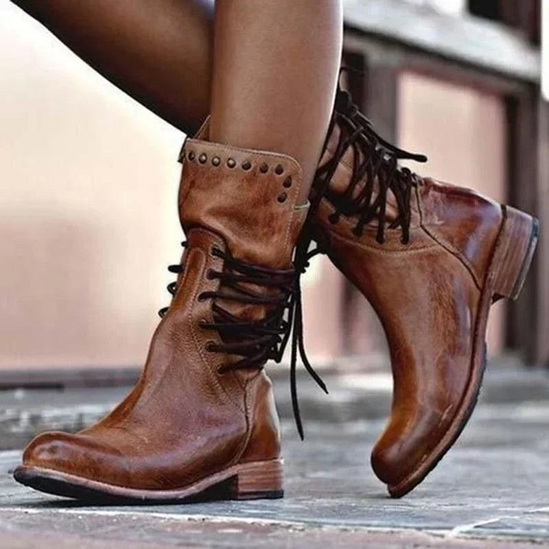 ODETTE | FASHION WINTER LOW-HEEL BOOTS