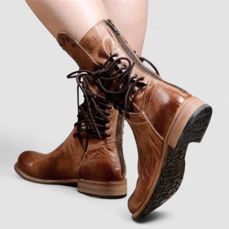 Rachel | Vintage Lace Up Ankle Boots