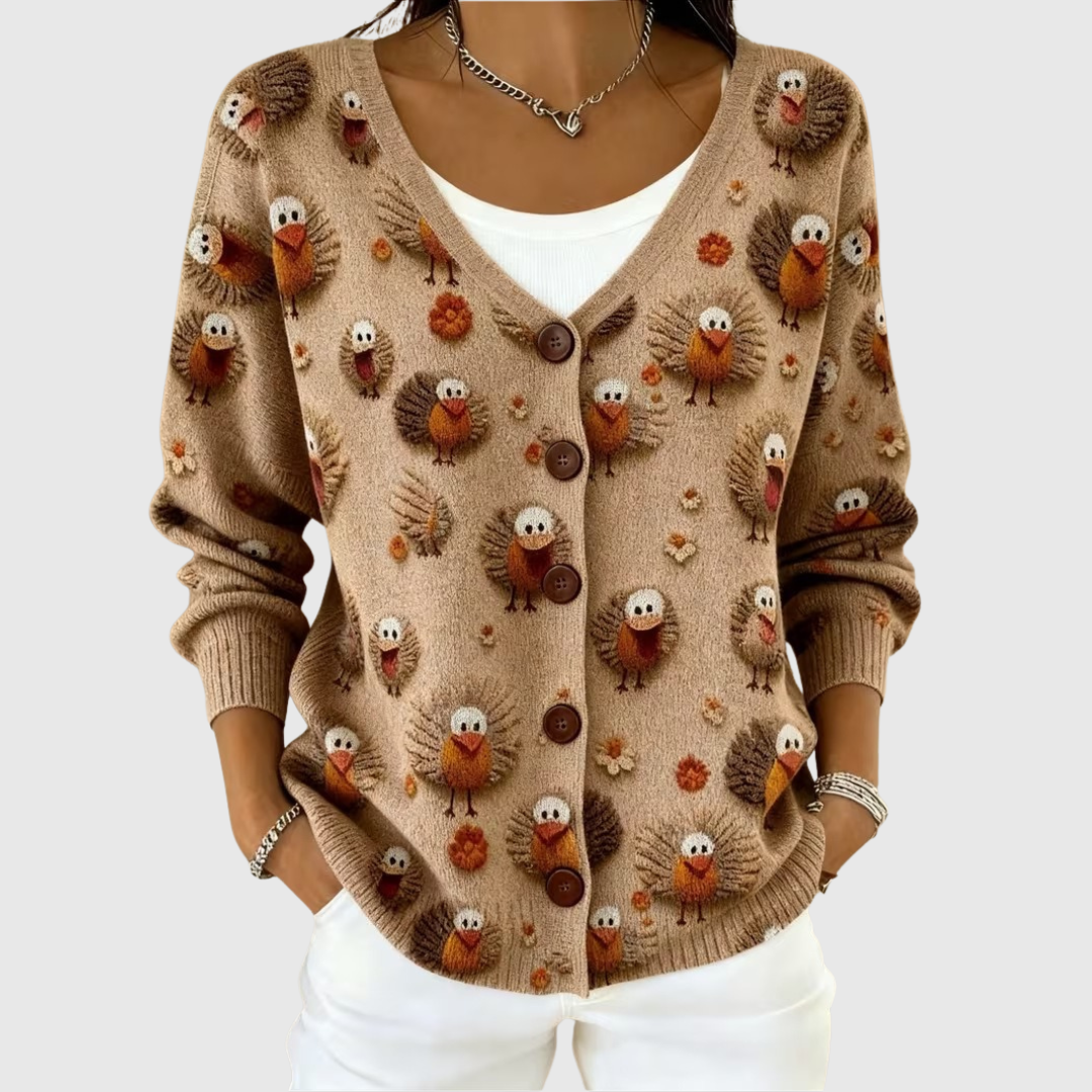 Ramona | Button-Front Knit Jacket
