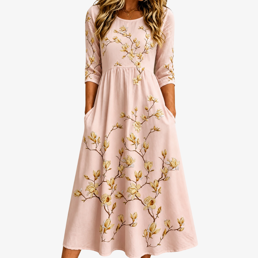 Tilda | Floral Pocket Midi Dress