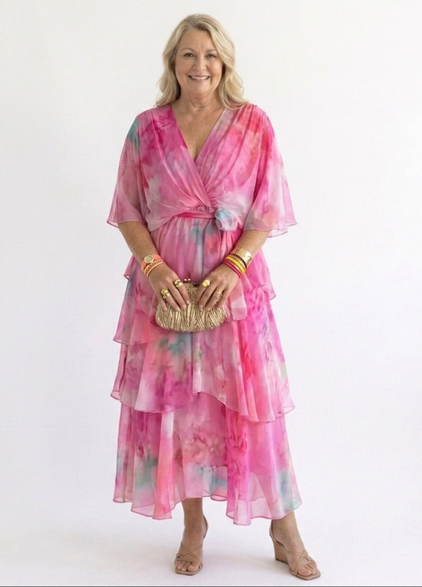 Lavinia | Layered Floral Sun Dress