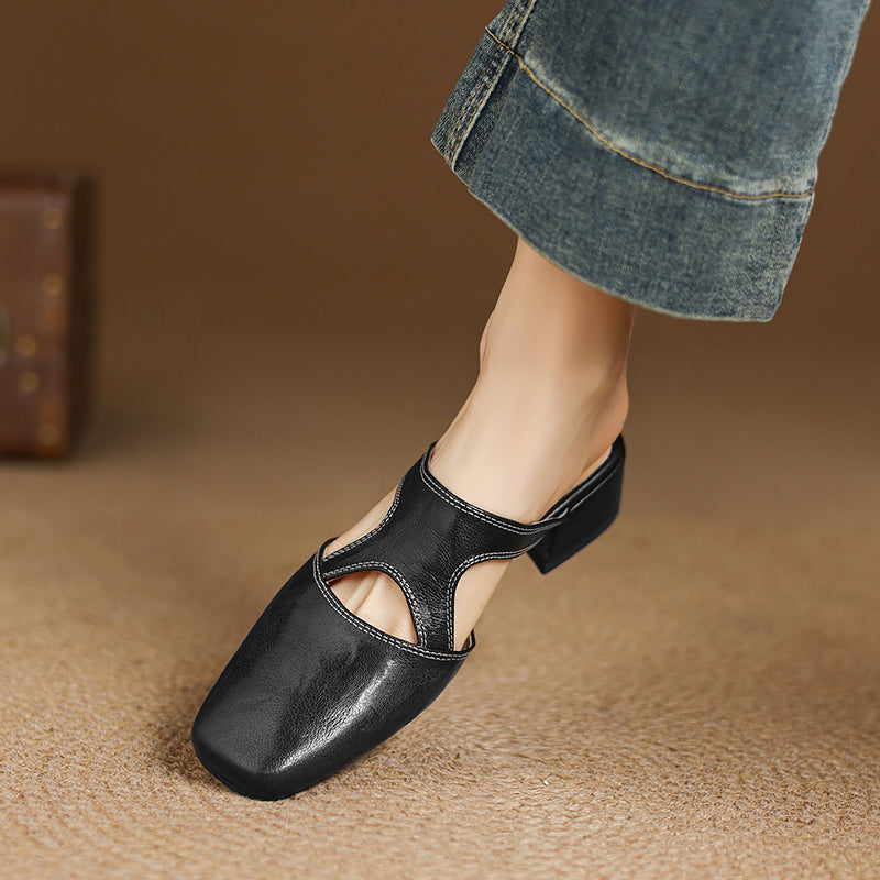 Dessa | Leather Mules