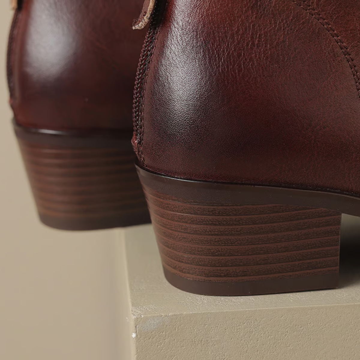 Beryl | Leather Ankle Boots