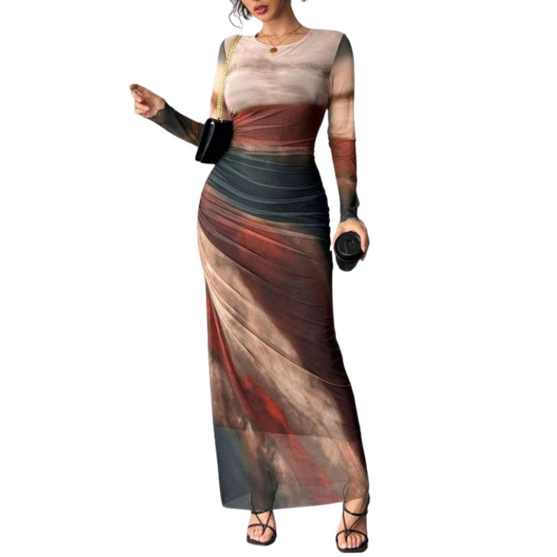 Chastity™ – Stylish Leopard Ruched Bodycon Dress