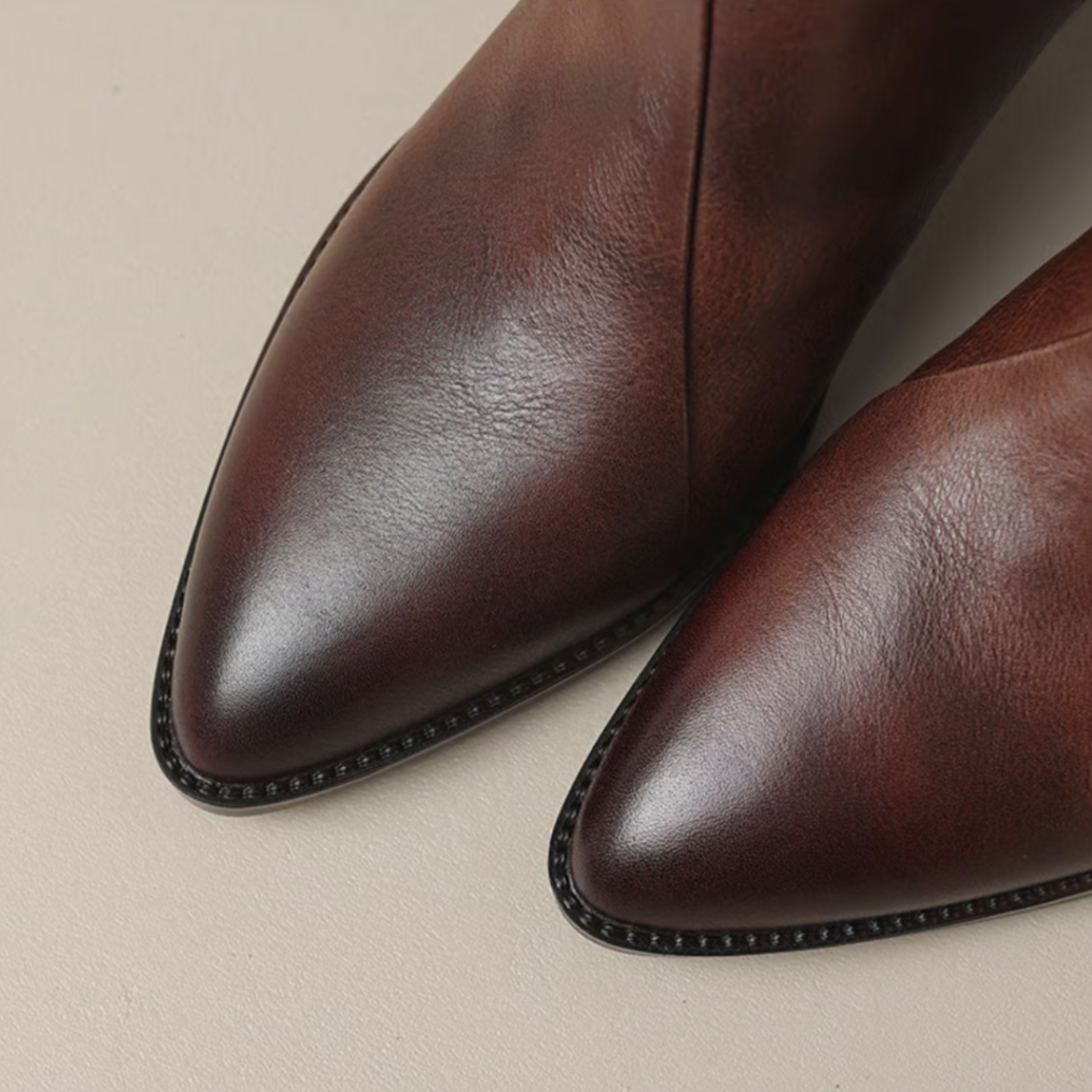 Beryl | Leather Ankle Boots