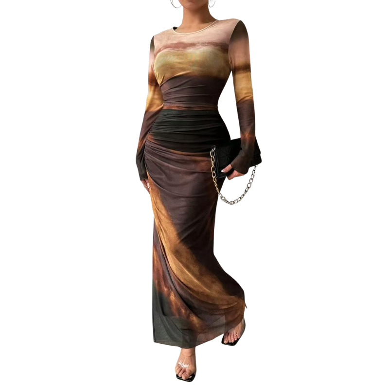 Chastity™ – Stylish Leopard Ruched Bodycon Dress