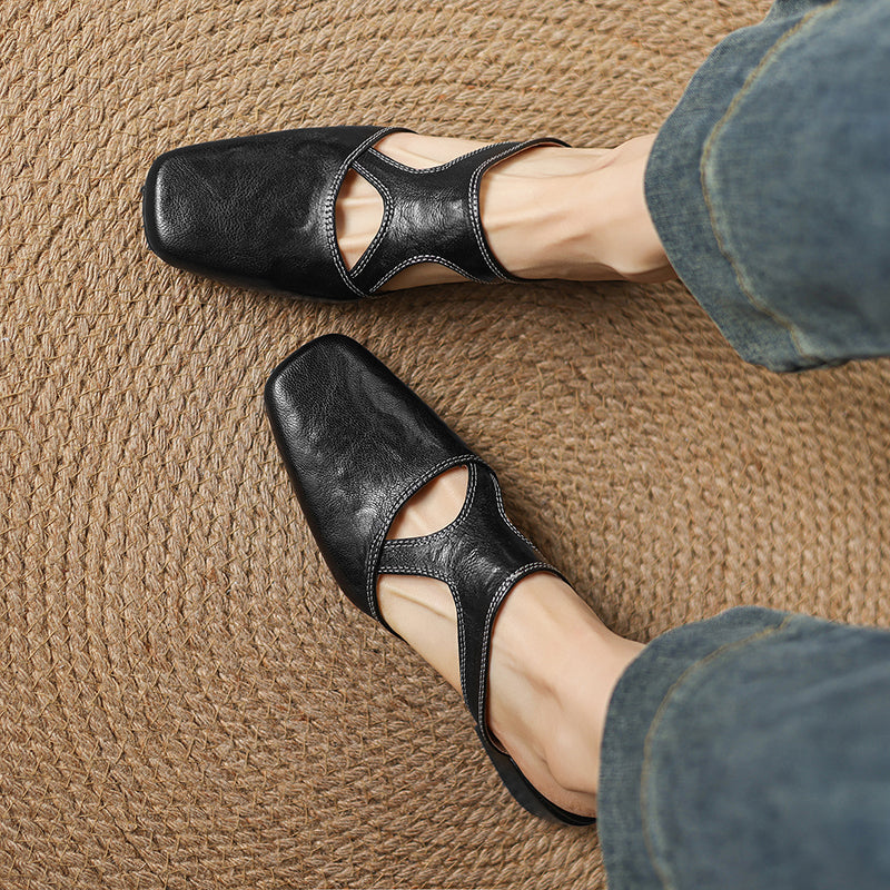 Dessa | Leather Mules