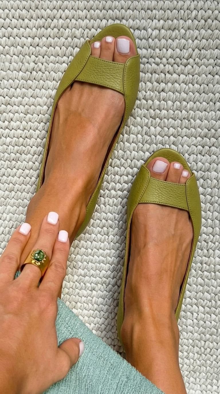 Adelina — Gold Comfort Flats