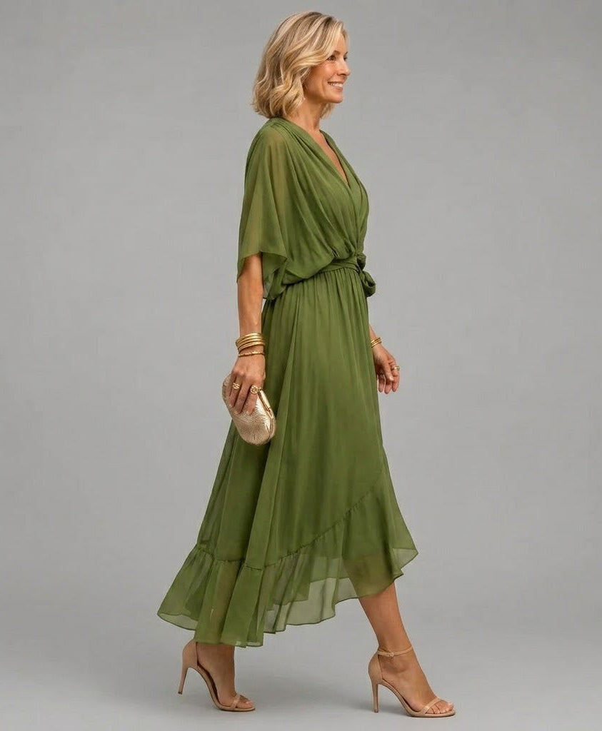 Mona | V Neck Dress