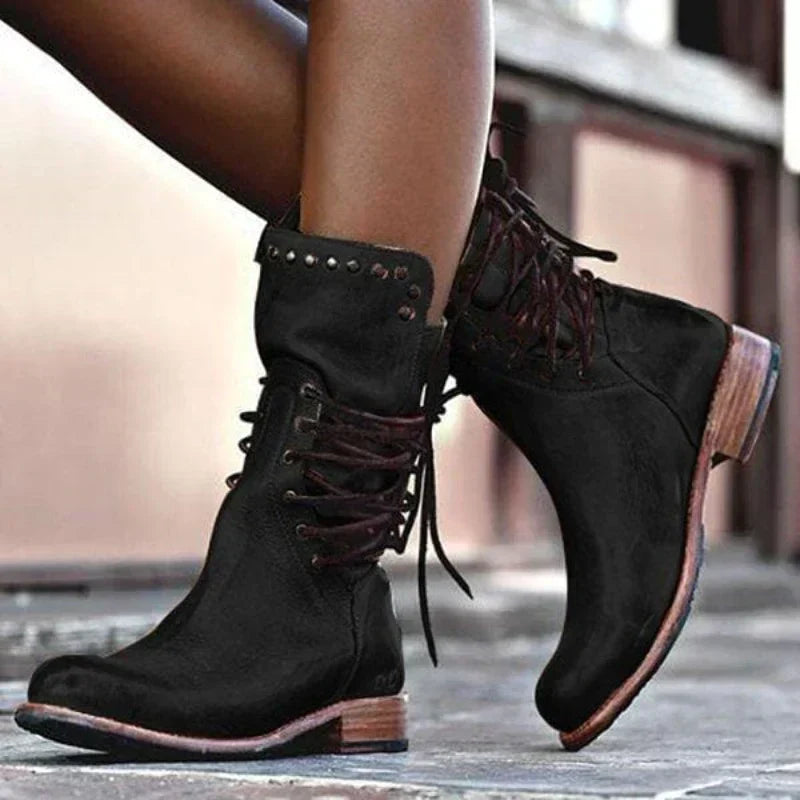 ODETTE | FASHION WINTER LOW-HEEL BOOTS