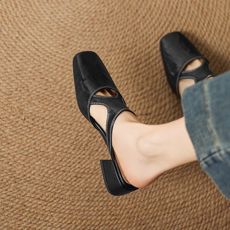 Dessa | Leather Mules