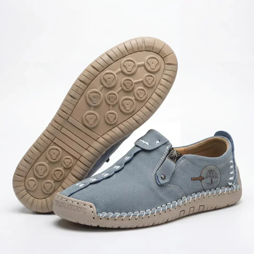 Florence | Cushioned Zip Loafers