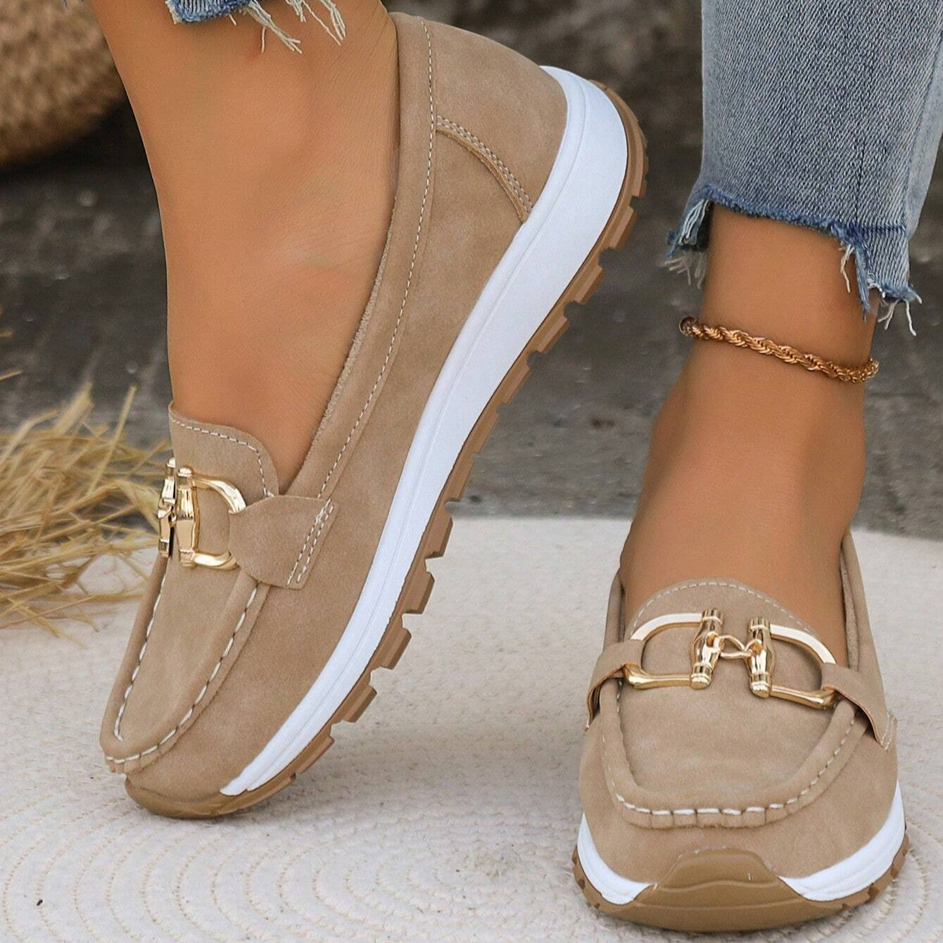 Scarlett | Chic Buckle Loafers