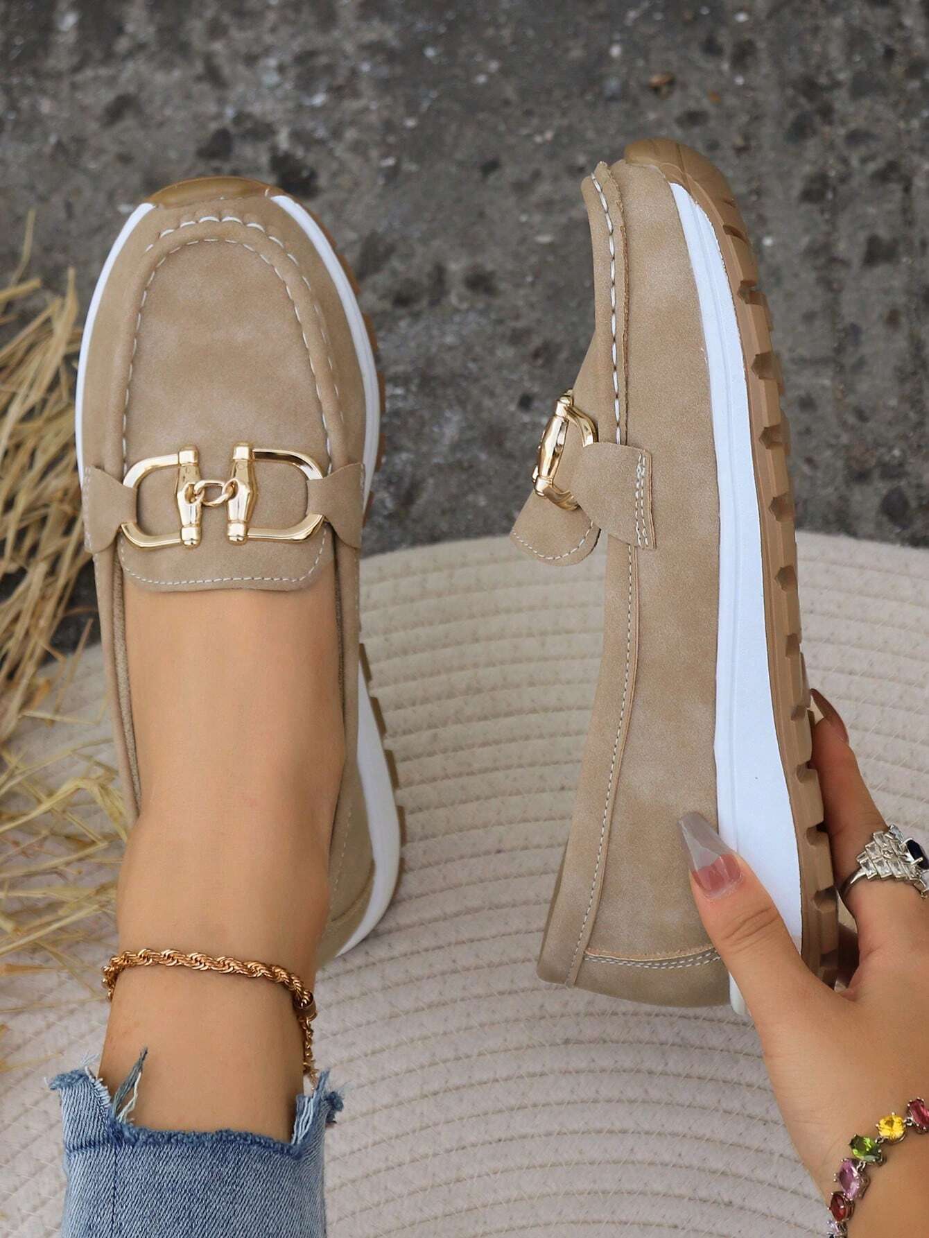 Scarlett | Chic Buckle Loafers