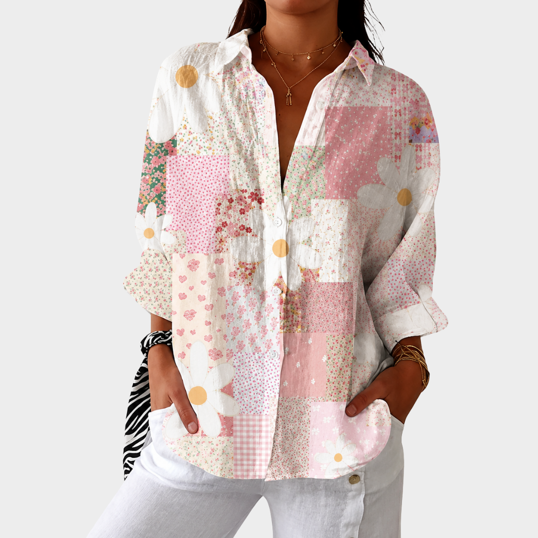 Marguerite | Light And Colourful Printed Blouse