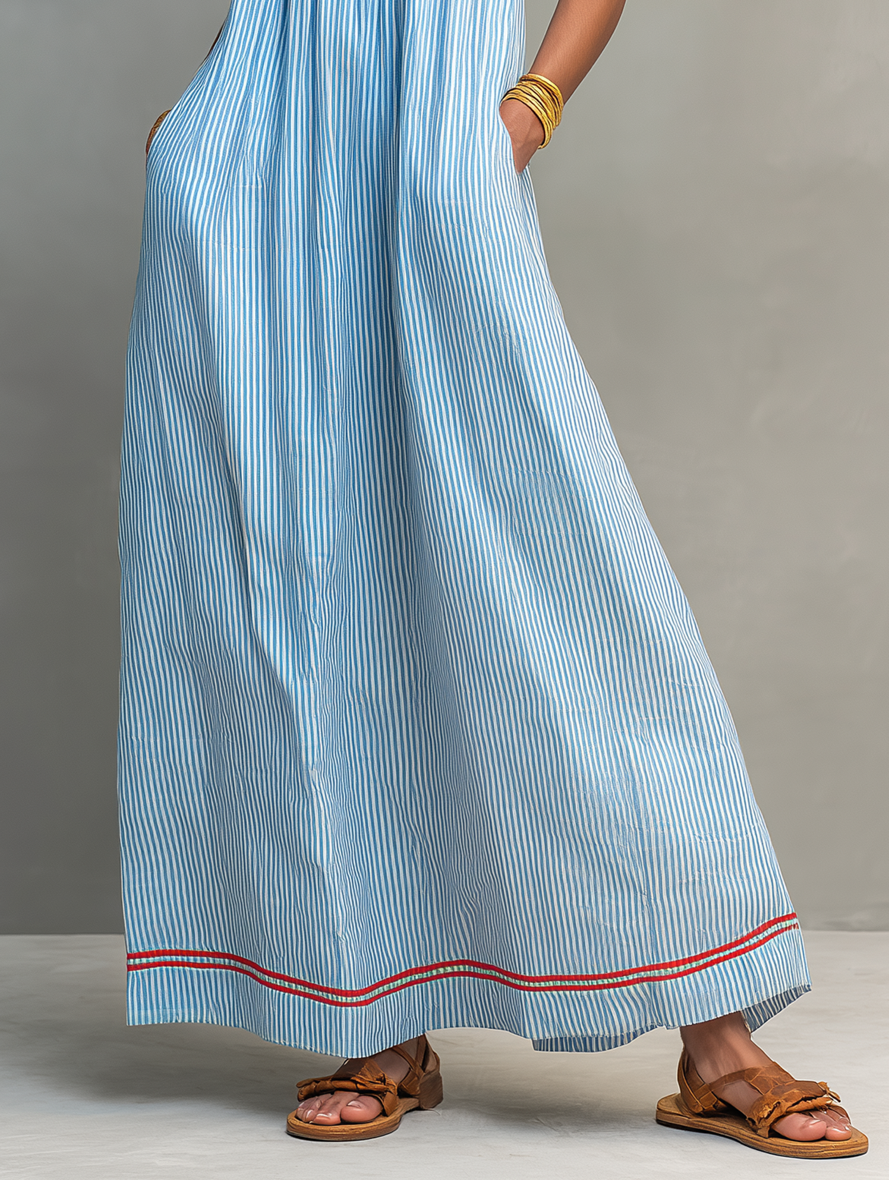 Petra | Striped Maxi Dress