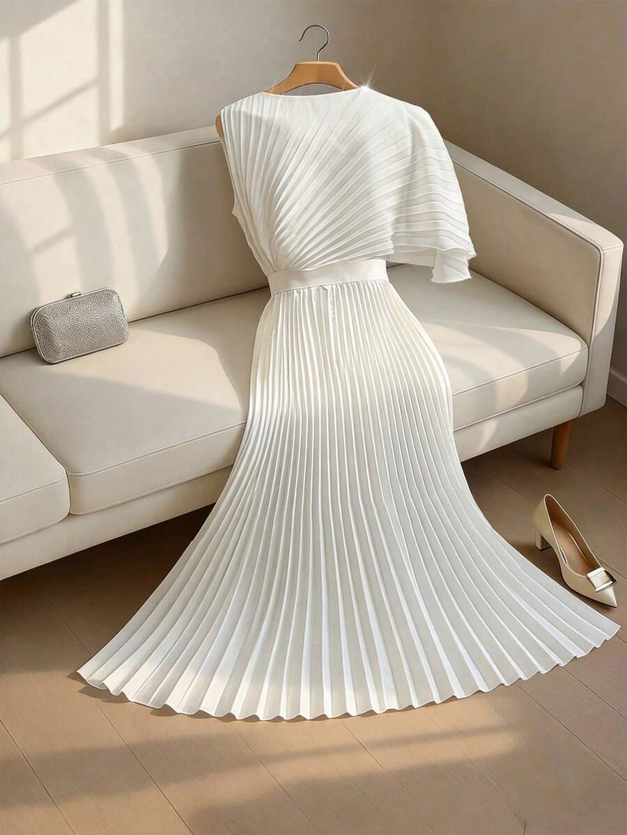 Wendy | Pleated Midi Dress