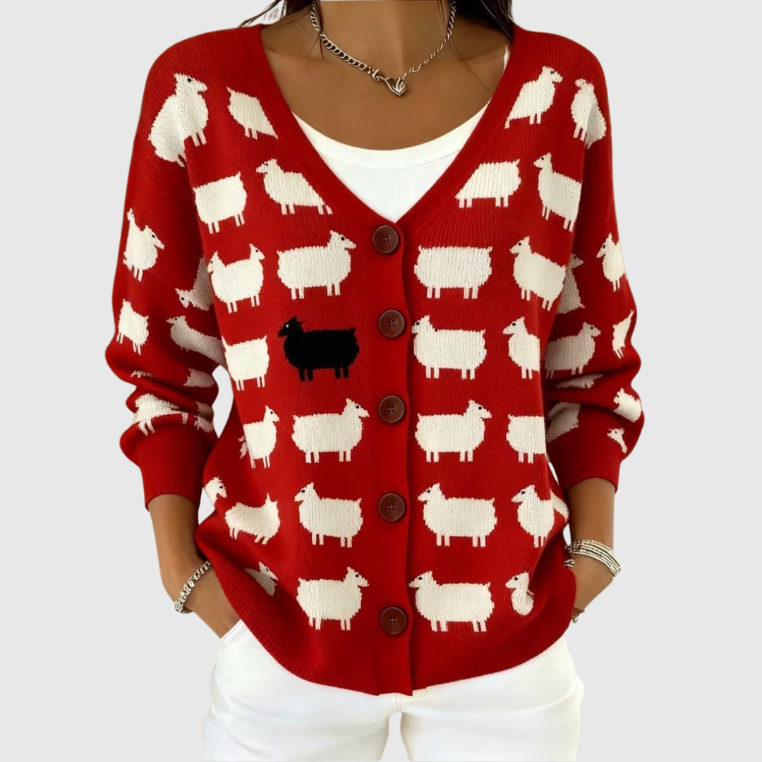 Renatta | Button-Front Knit Jacket