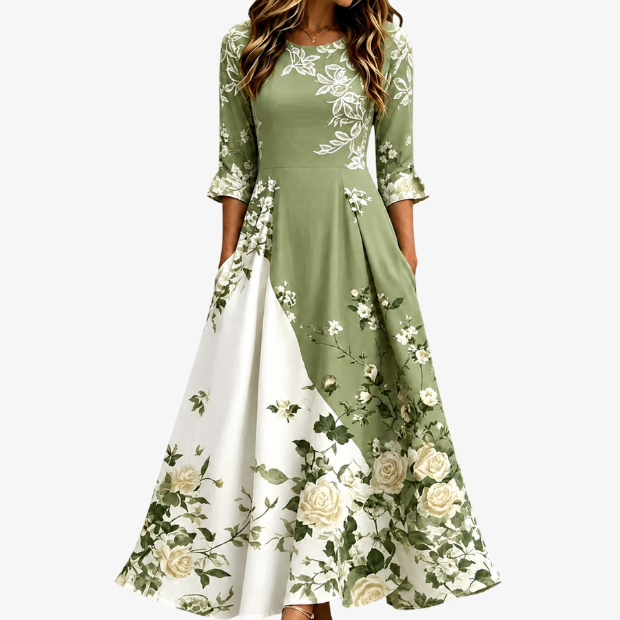 Wren | Floral Pocket Maxi Dress