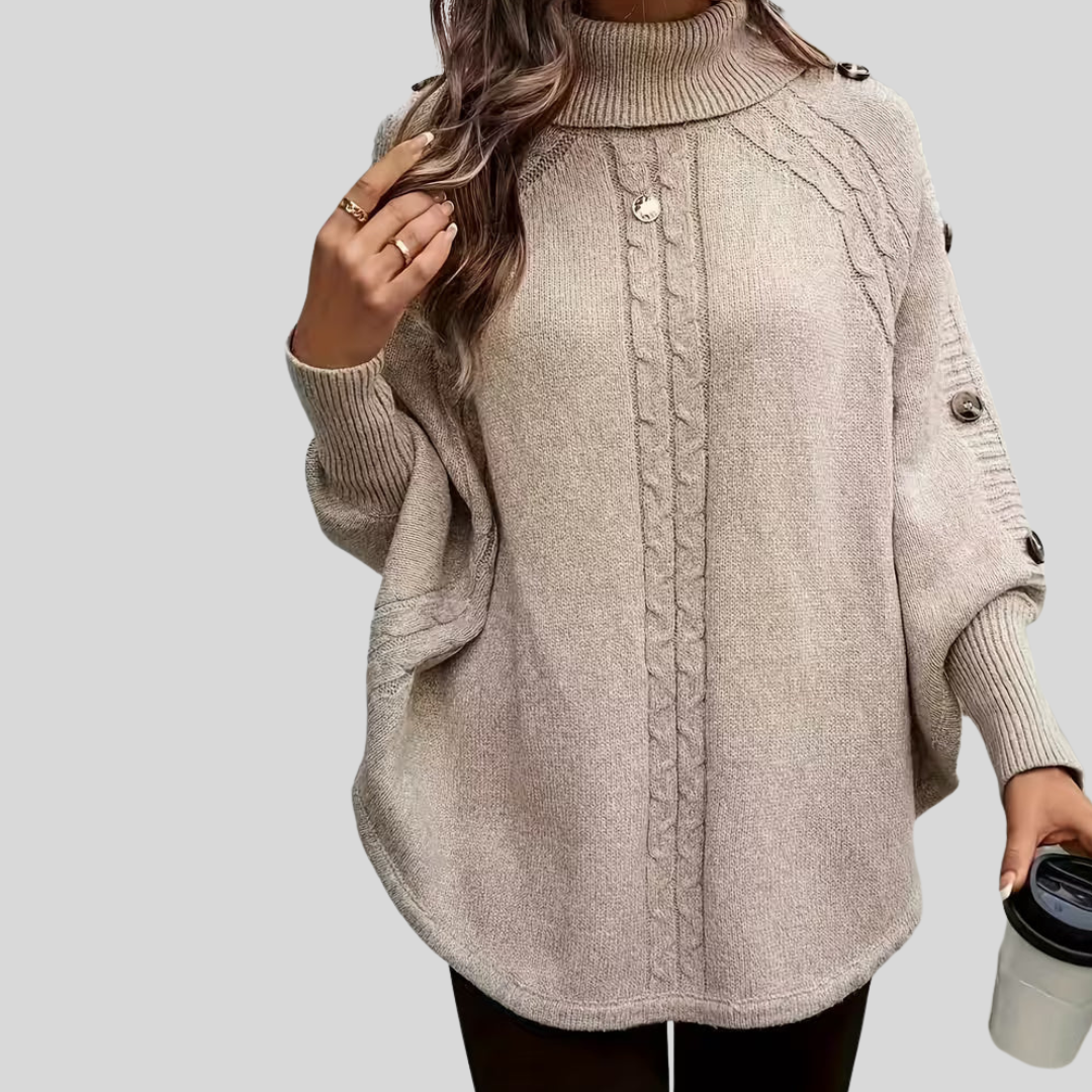 Norelle | High Neck Cable Knit Jumper
