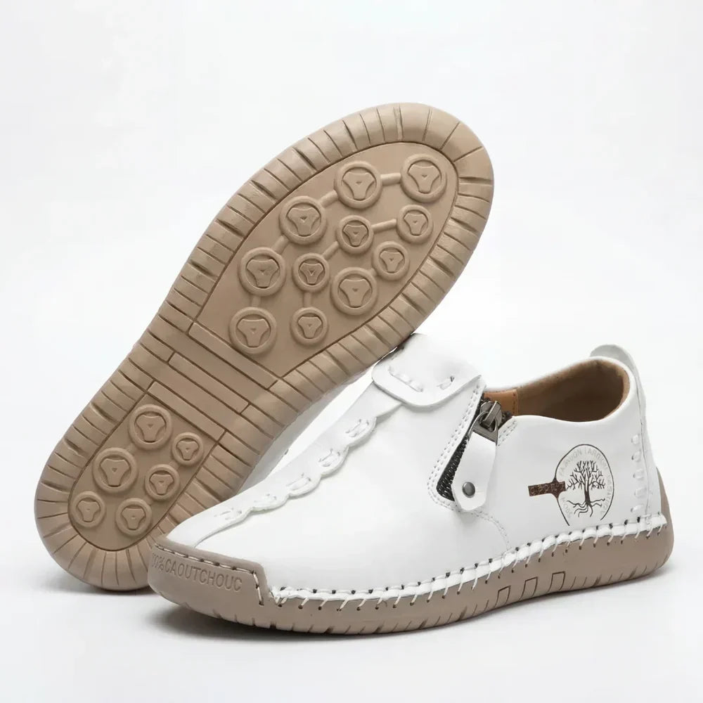 Florence | Cushioned Zip Loafers