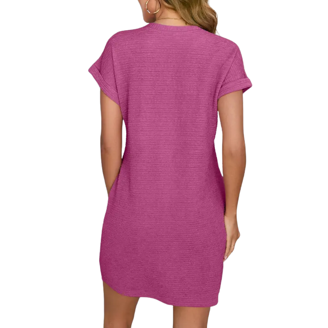 HALLIE™ – Relaxed Pocket Mini Dress