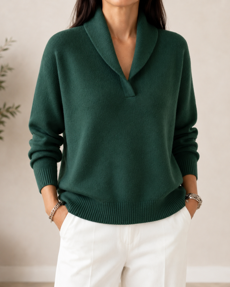 Elaine | Soft V-Neck Jumper