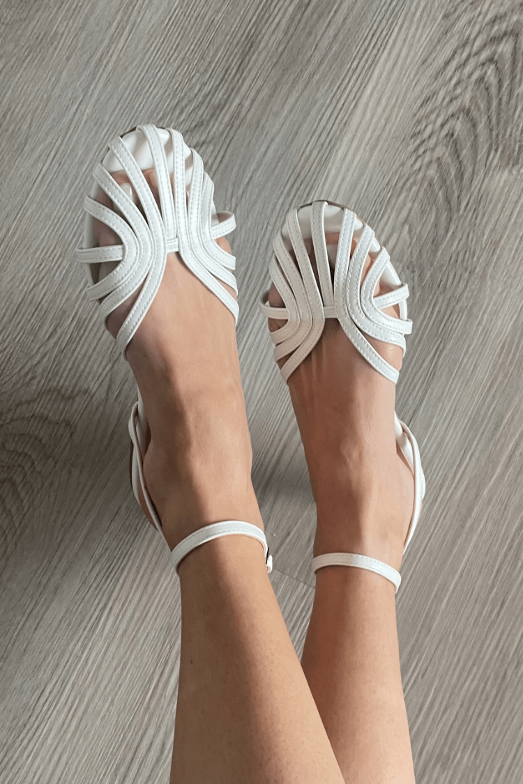 Vittoria — Gold Jewel Sandals