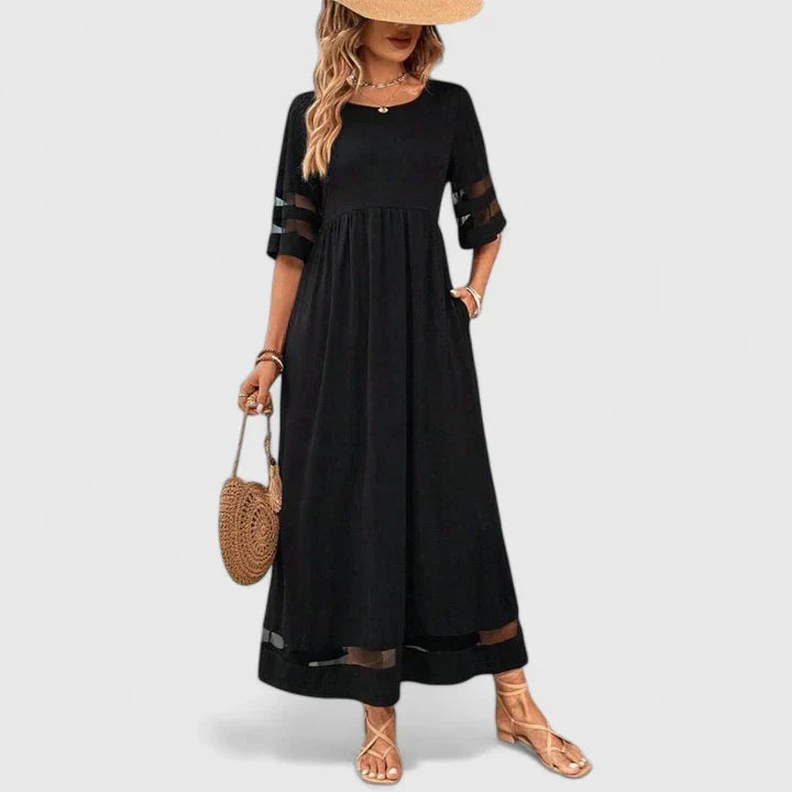 Rosemary | Elegant Flowing Midi Dress