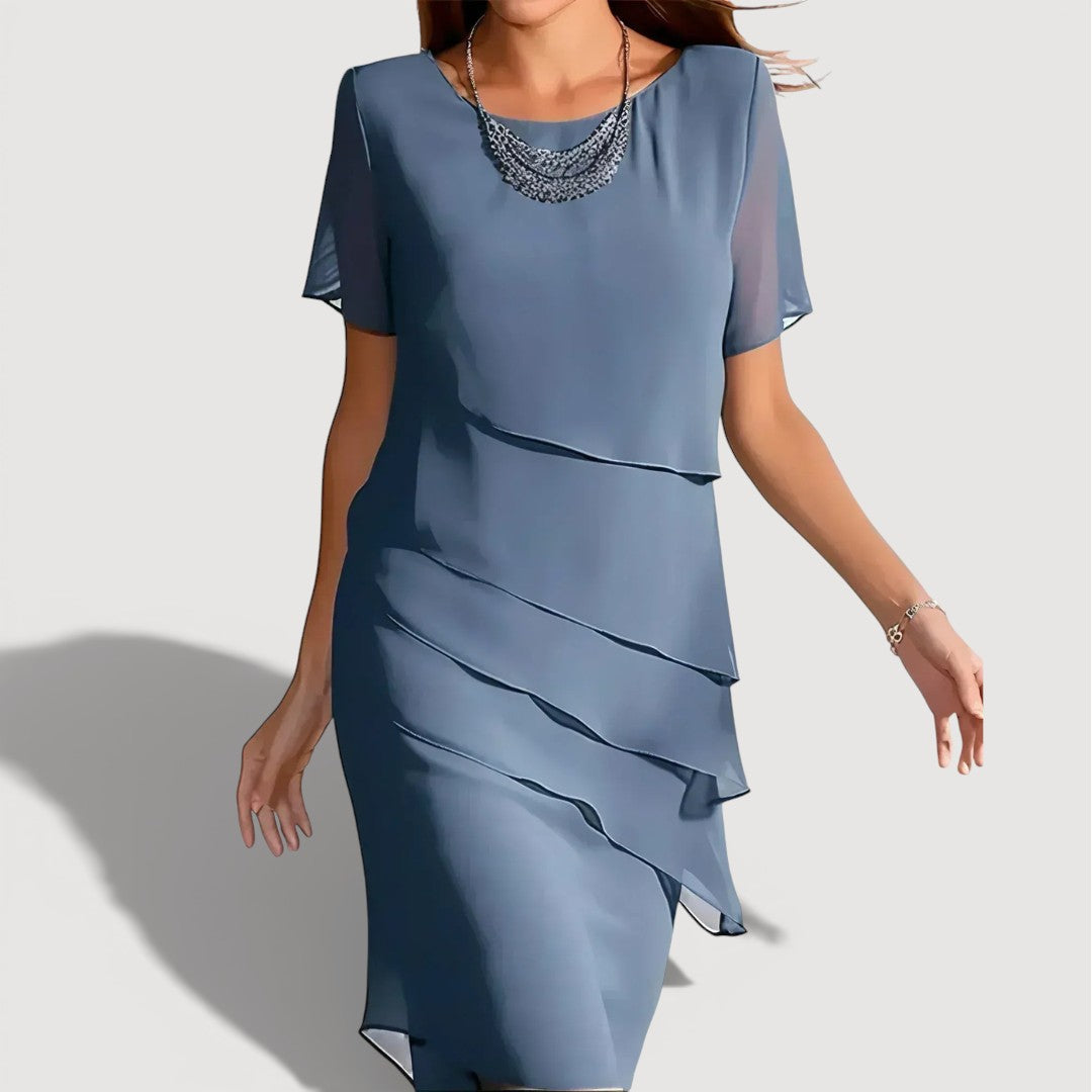 Pamela | Layered Midi Dress