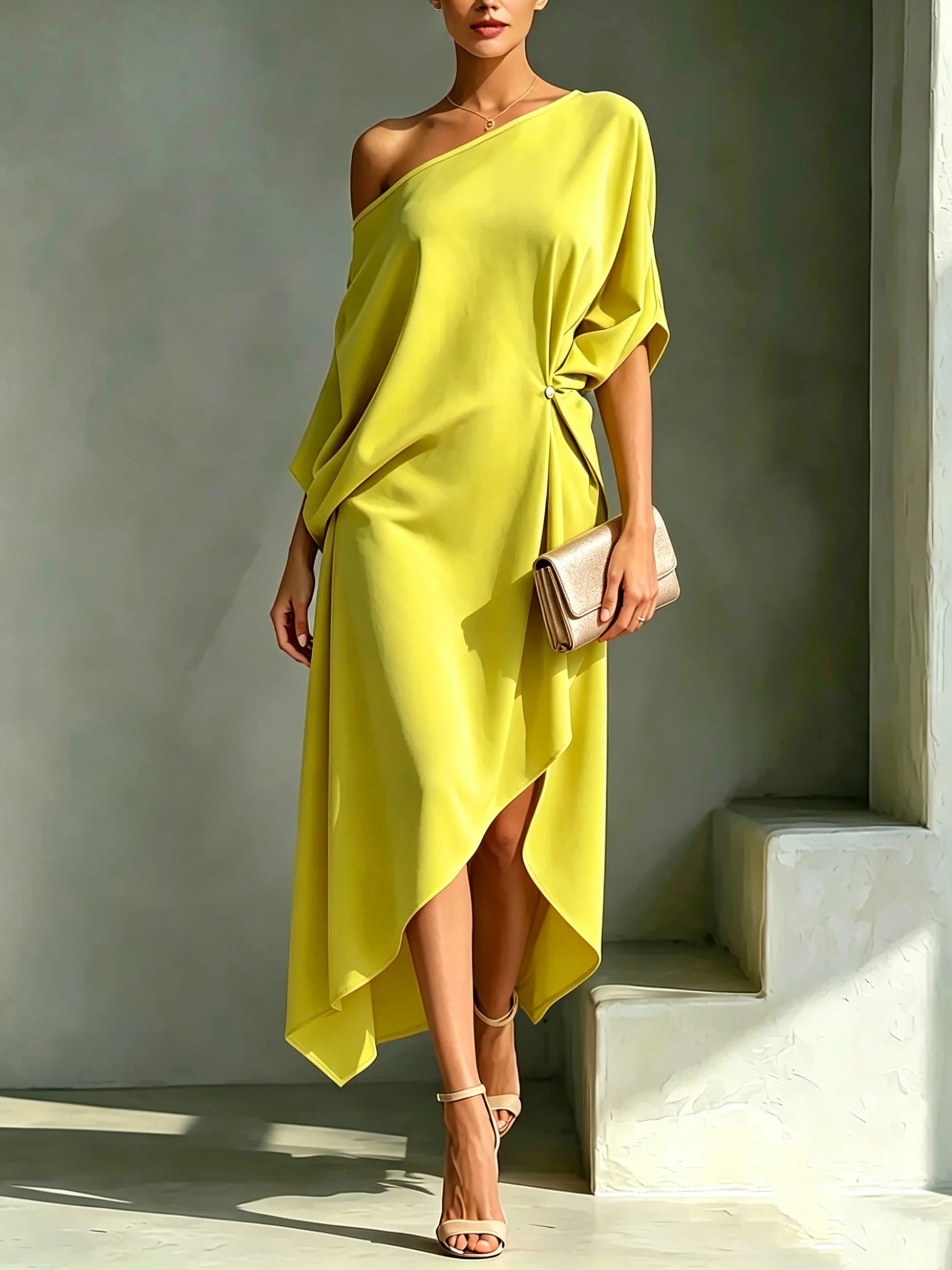 Wren | Square Neck Midi Dress