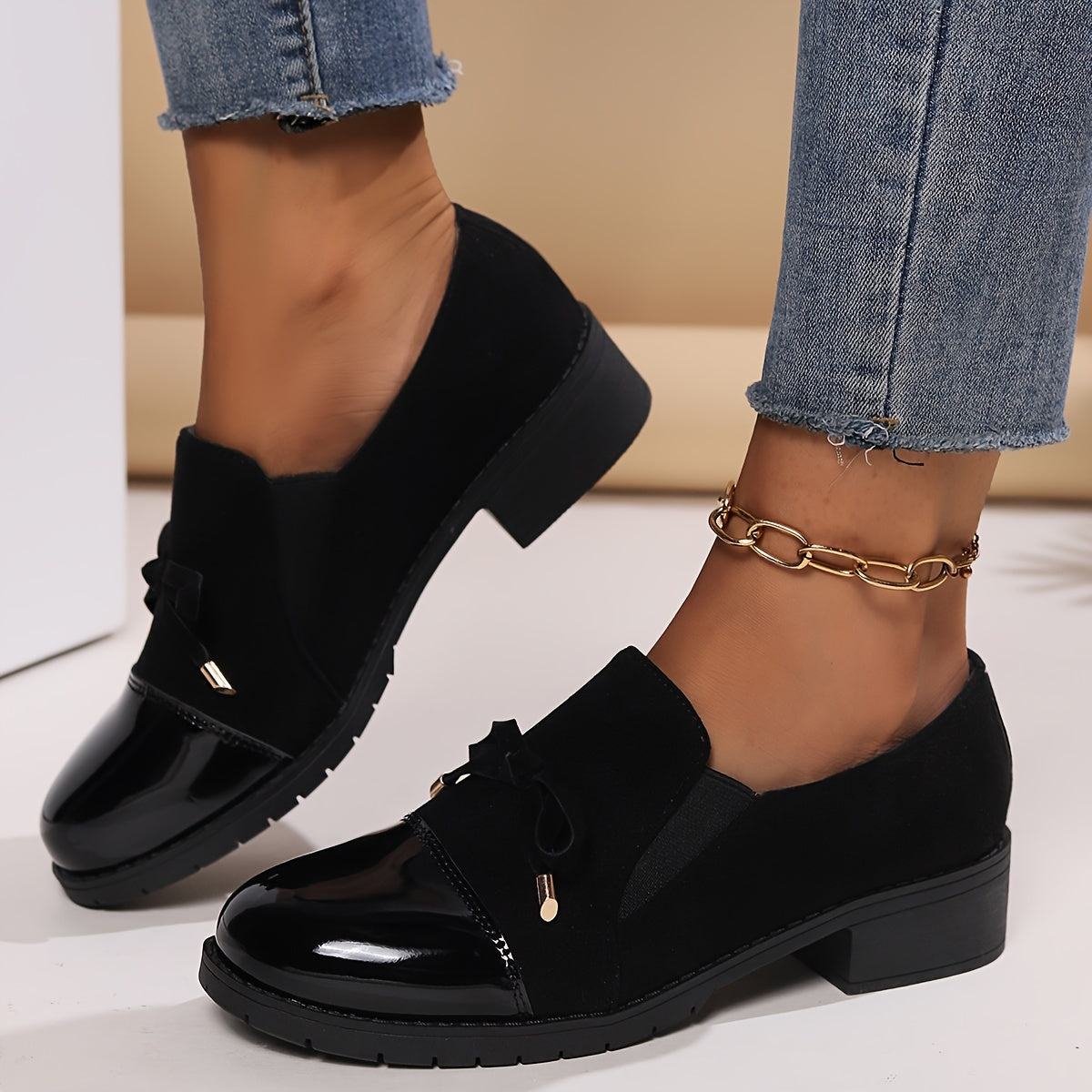 Juliet | Patent Toe Loafers