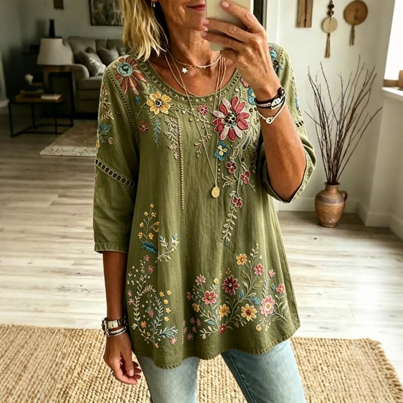 Olivia | Floral Printed Blouse