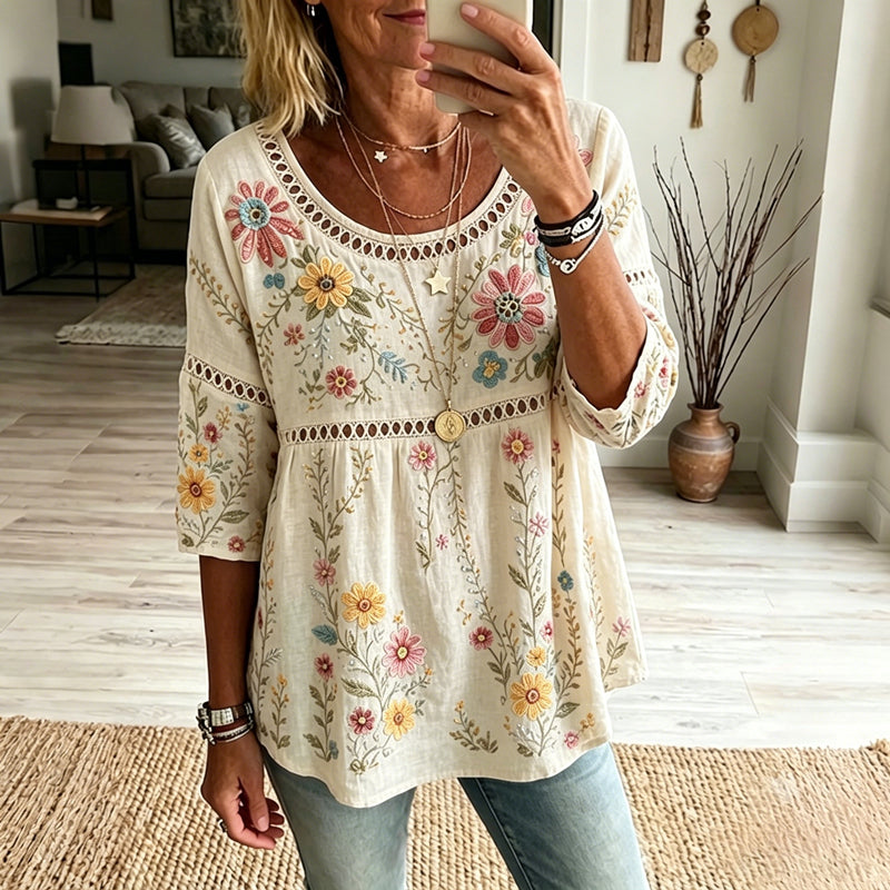 Rosa | Floral Blouse