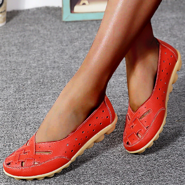 Enid | Breathable Leather Loafers