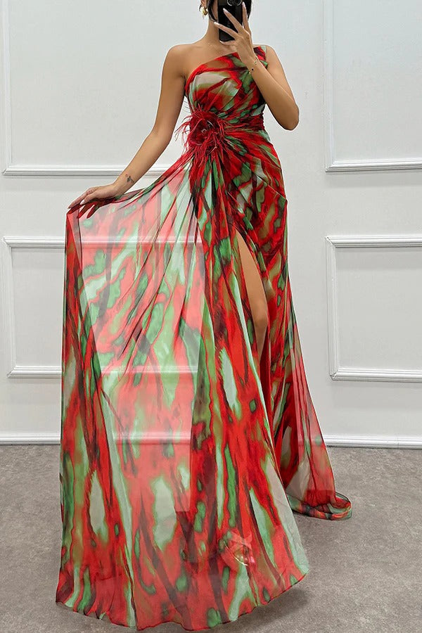 Hermione | Vibrant Draped Dress