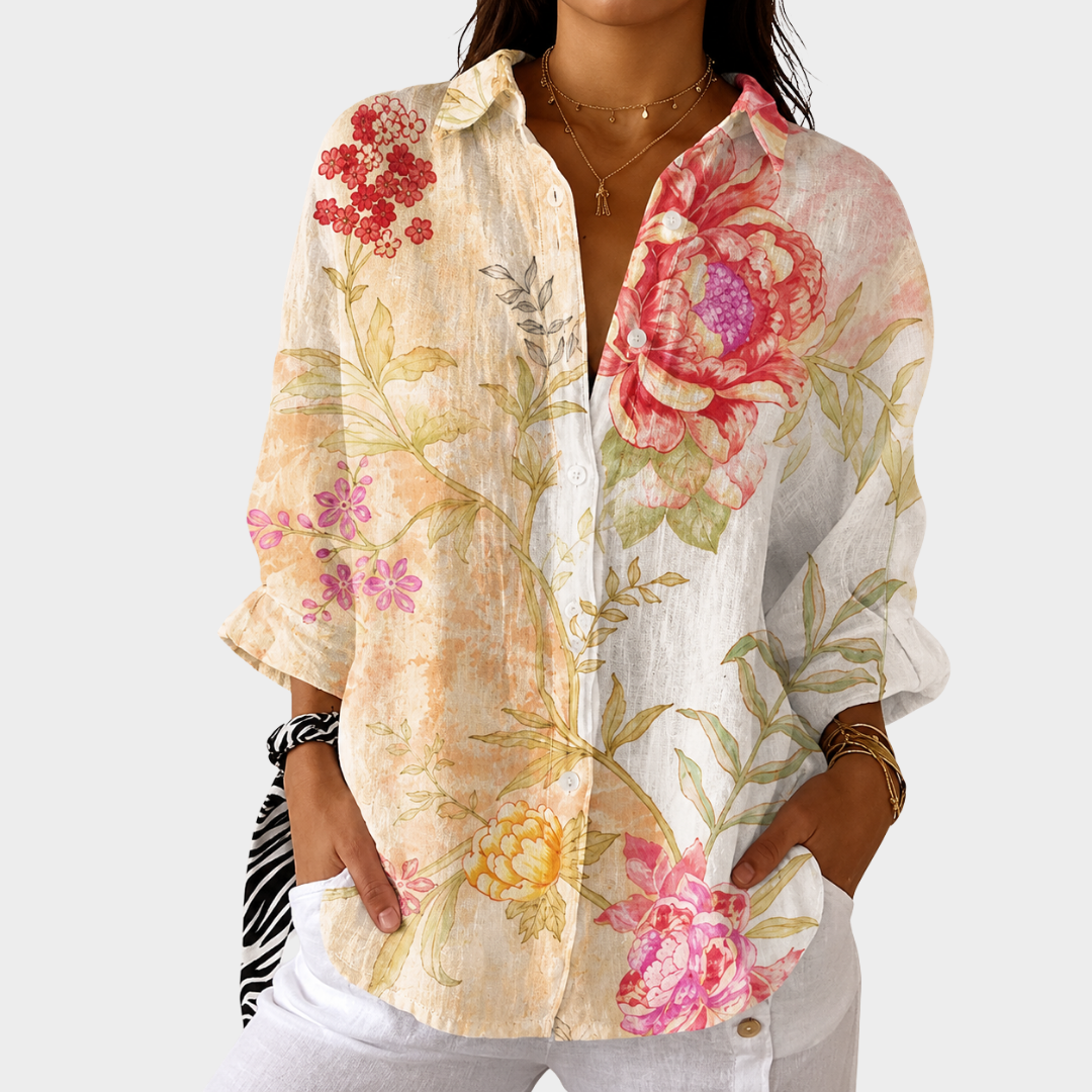 Savannah | Light And Colourful Printed Blouse