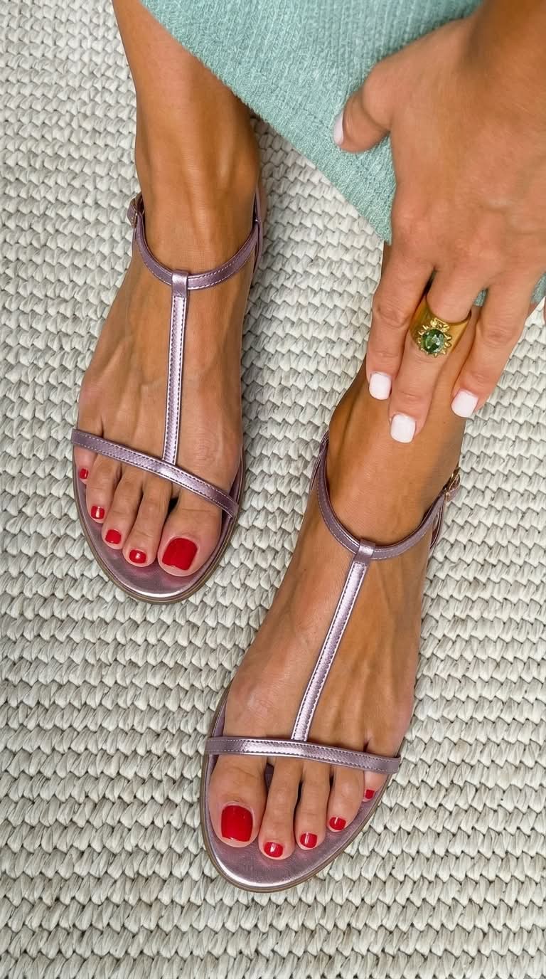 Rosalba — Gold Spring Sandals