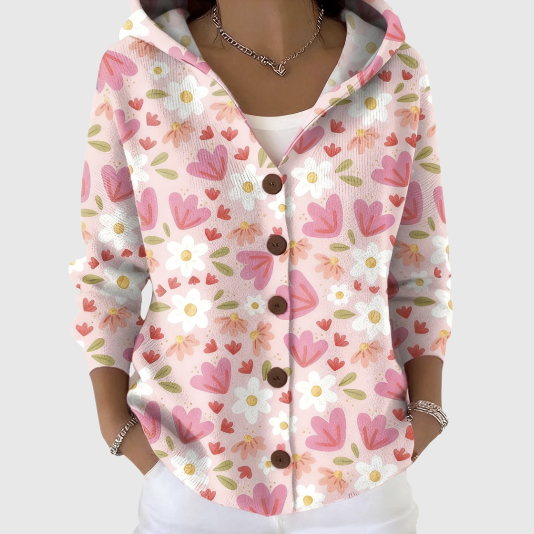 Elisa | Hooded Knit Jacket
