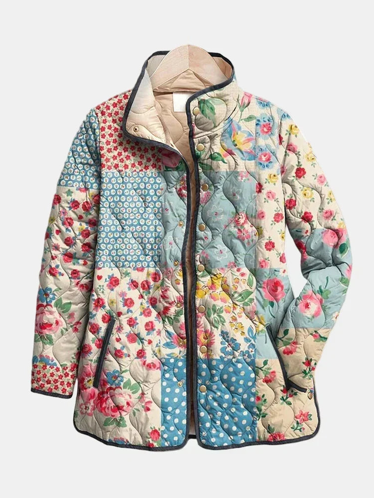 Zarae | Charming Floral Quilted Jacket