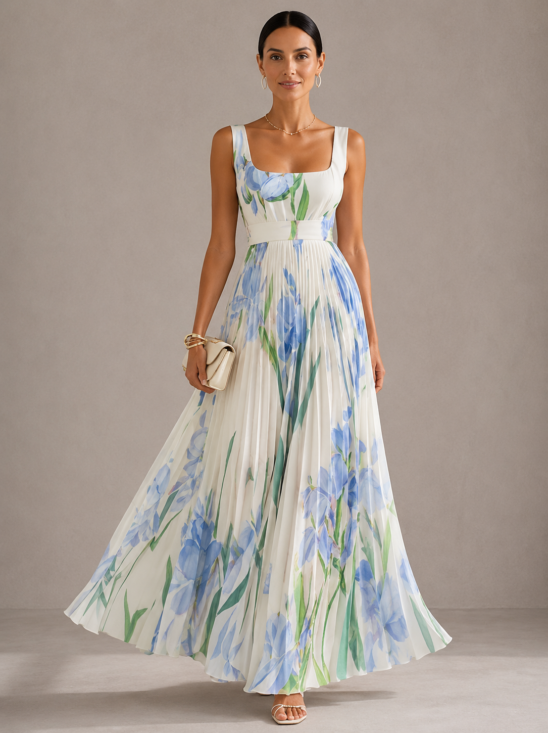 Cleodora | Floral Maxi Dress